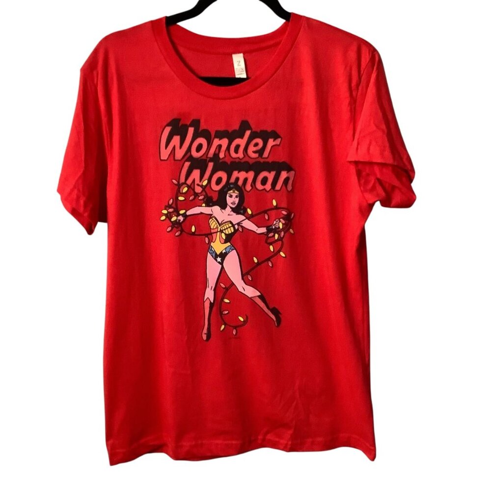 Wonder Woman Red T-Shirt L By Zuni Sportswear Women Size‎ Large